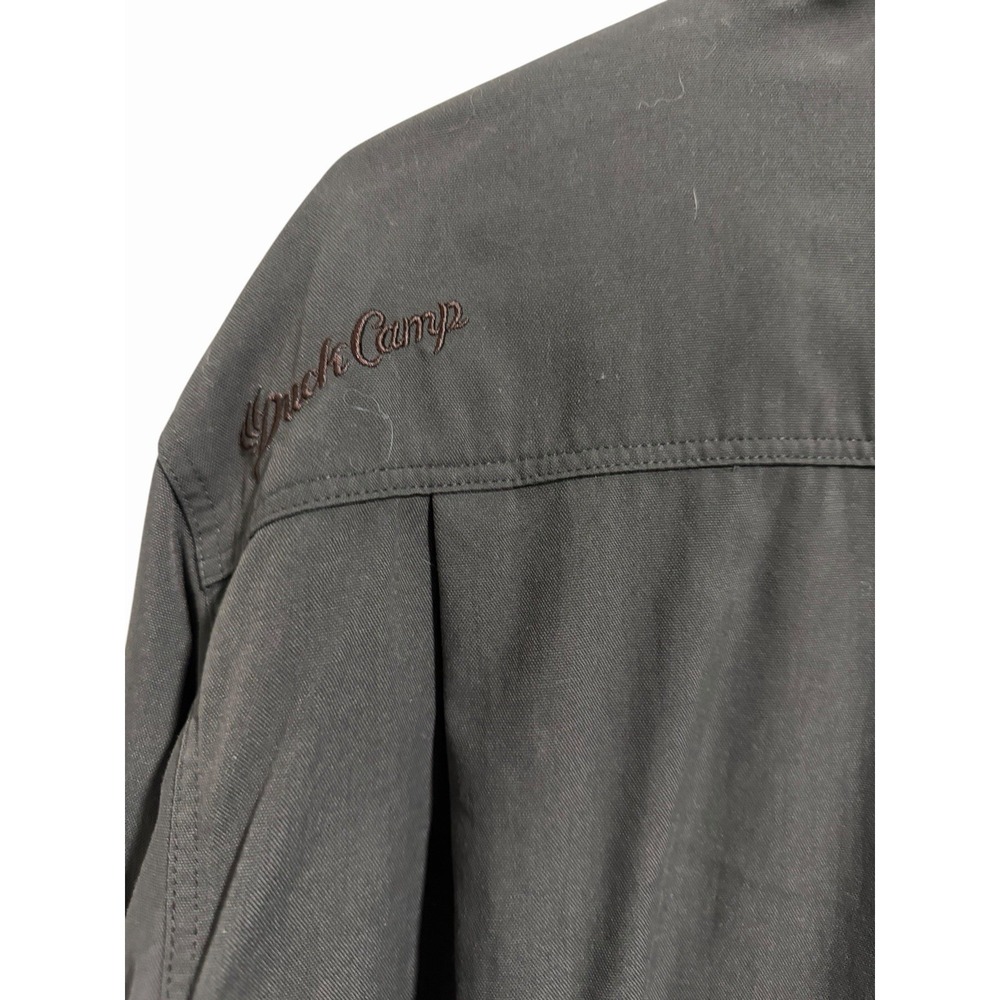 Duck Camp Midweight Hunting Shirt Gray Button Down Nylon LS200 Men's Size XL‎ - Picture 8 of 12